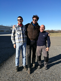 Andrea con Paolo e Damino